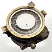 A ship's log, diameter 38cm.