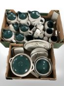 A quantity of Denby Greenwheat table wares.