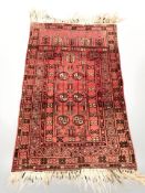 A Turkoman prayer rug, Afghanistan,