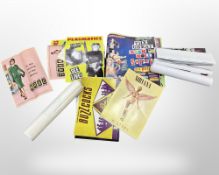 A large quantity of reproduction posters - Sex Pistols, Happy Days, Nirvana etc.