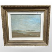 John Peace (1933-2017) : Dunes on the Coast, oil on board, signed, dated 26.4.