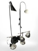 A group of continental floor / standard lamps.