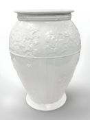 A large Wedgwood Classic Garden cream ware vase, height 31 cm.