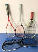 A group of tennis rackets (one box)