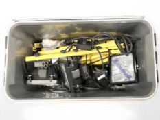 A group of site lights.