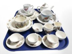 A quantity of Bunnykins china and other tea wares.