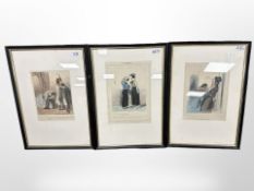 Paul Gavarni (1804-1866) : La Jeune Princesse, lithograph with hand colouring, 23 cm x 17 cm,