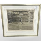 Sir William Nicholson (British, 1872-1949) : Bodleian Library, University of Oxford, lithograph,