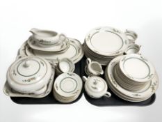 Fifty four piece of KPM Royal Ivory tea and dinner porcelain