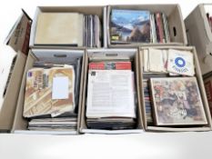 A very large quantity of vinyl LP records and box sets including classical, continental titles, etc.