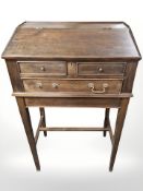 A stained clerk's writing stand,