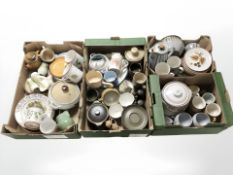 A large quantity of Denby table wares,