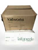 One hundred and fifty pairs of Laif safety goggles.