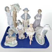 Seven figures including Nao,