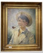 Pelvi : A portrait of Huckleberry Finn, oil on canvas, 39 cm x 49 cm.