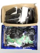 A quantity of new lady's black leather gloves.