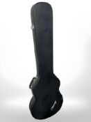 A slim guitar hard carry case.