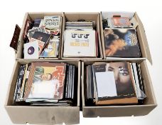 A very large quantity of vinyl LP records and box sets including classical, continental titles, etc.
