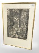 Giovanni Battista Piranesi (Italian, 1720-1778) : The Staircase with Trophies,