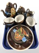 A fifteen piece Japanese export tea service.