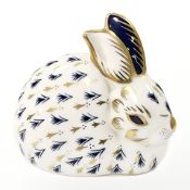 A Royal Crown Derby Rabbit paperweight,