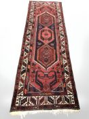 A Hamadan runner, North West Iran, 300 cm x 95 cm.