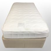 A 3' divan with John Lewis luxury pocket 1000 mattress
