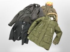 Quantity of coats including Regatta, Hydrafort, Trespass,