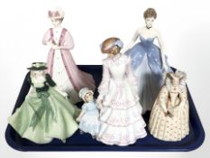 Two Coalport figures - Evening Elegance no.