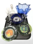 A group of Scandinavian glass bowls, drinking glasses,