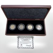 A Morgan Mint ultimate JFK half dollar collection, with certificate of authenticity.
