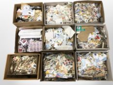 A vast quantity of 20th century loose stamps (one pallet)