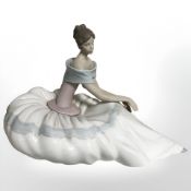 A large Nao figure of a seated lady, No. 1266.