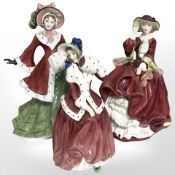 Three Royal Doulton figures 'Top O' The Hill' HN1834,