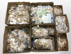 A vast quantity of 20th century loose stamps (one pallet)