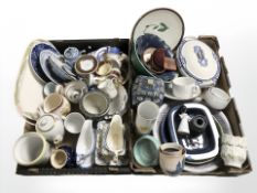 Assorted 20th century ceramics, tureen,