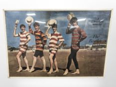 A Revelle Special Beatles poster with facsimile signatures,