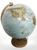 A Danish plug-in globe, height 54 cm.