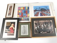 Pictures and prints, two limited edition prints signed Paulo,