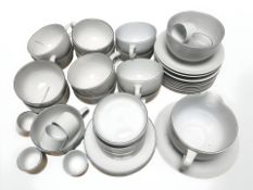 A quantity of Royal Copenhagen Fajance tea cups,