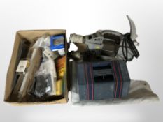 A spot welder, various wall socket covers,