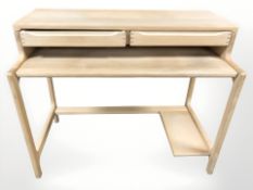 A Danish beech computer desk,