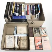 Assorted music books, vintage record catalogues, etc.