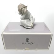 A Lladro figure 'Angel Dreaming' No. 4961, boxed.