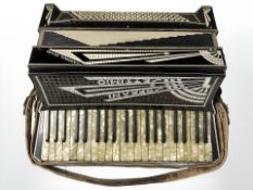 An Italian Soprani Settimio piano accordion.