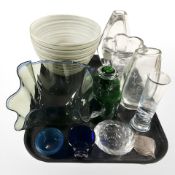 Scandinavian glass wares, tea light holder,