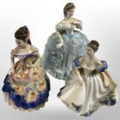 Two Royal Doulton figures,