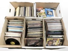A large quantity of vinyl lp records, mixed artists, Neil Diamond, Eric Clapton,