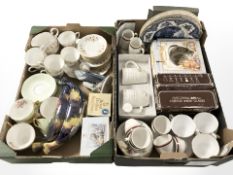 A quantity of Duchess and Royal Stafford tea china, Wedgwood items, Royal Doulton Bunnykins items,