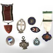 Eight silver badges.